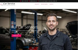 Ready Made Website Car Service