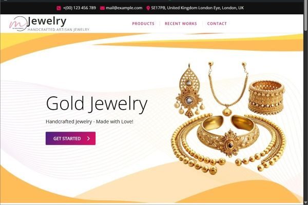 Jewelry ready made website
