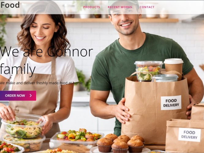 FreshFood Ready Made Website